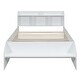 preview thumbnail 8 of 12, 2 Drawer Platform Bed Hidden Storage Drawers Bed Frame Wood Slat Support with Shelf Headboard Footboard, Full - Dark Green