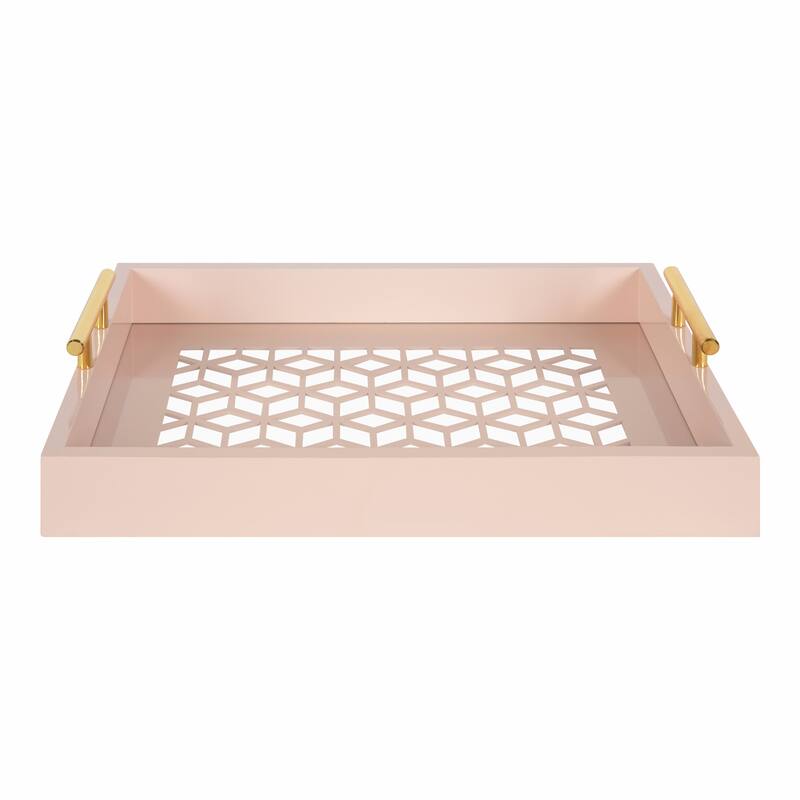 Kate and Laurel Caspen Rectangle Decorative Tray