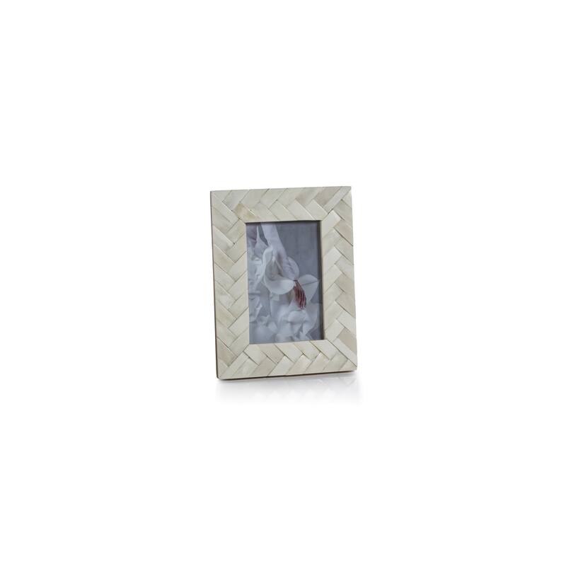 Bengkulu Bone Braided Photo Frame - 4" x 6"