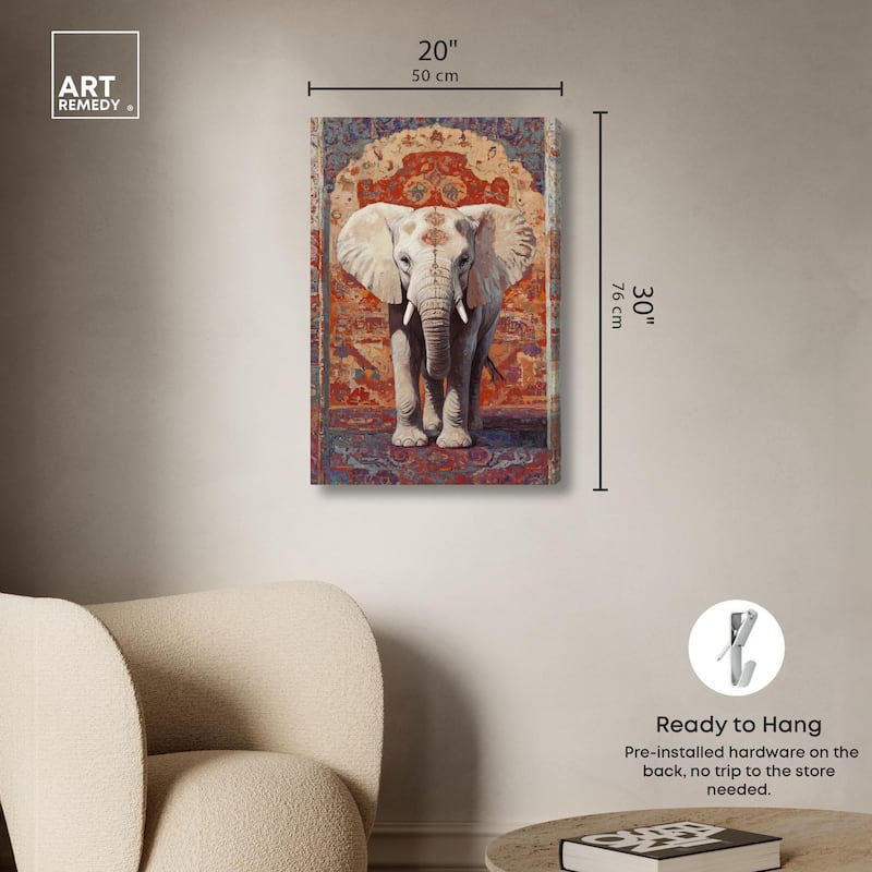 Elephant Archway Canvas by Art Remedy, Gallery Wrapped