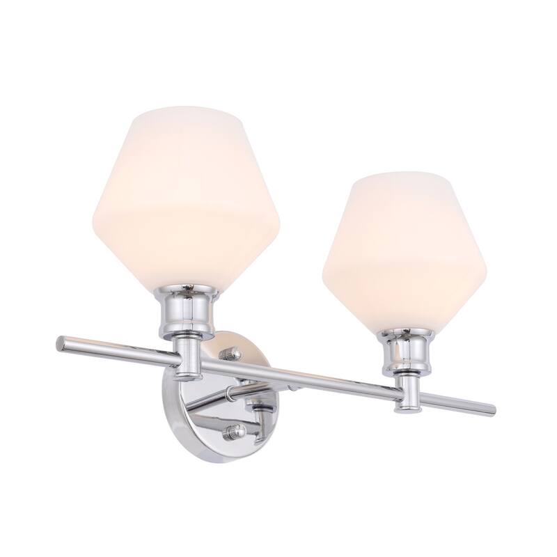 Gerald 2-Light Wall Sconce - 19.1/10.2 - 19.1/10.2