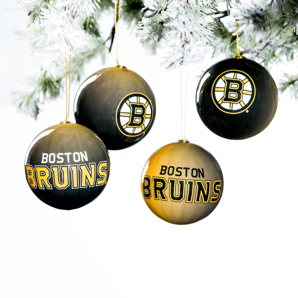 12pc Ornament Set, Boston Bruins