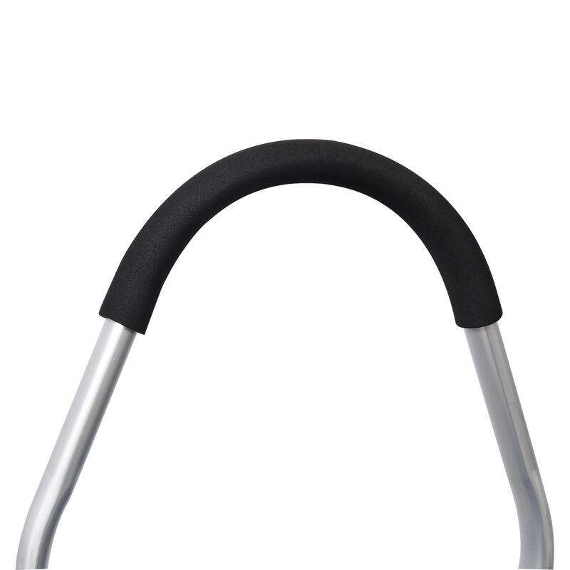 Shopping Trolley with Wheels, Trolley Black Foldable Shopping Cart, Removable Shopping Oxford Waterproof Bag