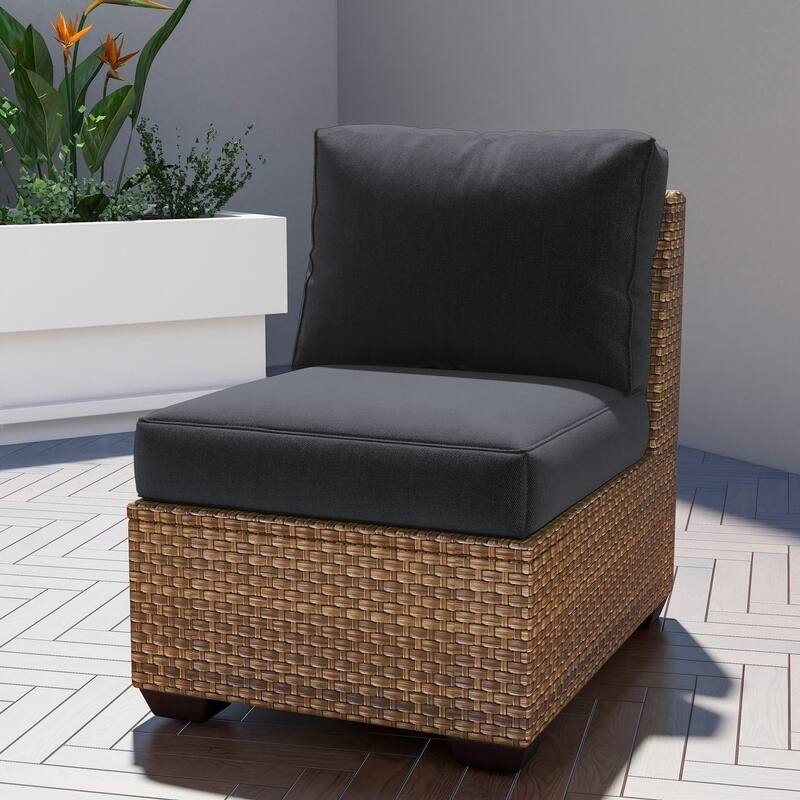 Sunbrella Outdoor Cushions, Outdoor Deep Seat Cushions Set for Chairs - 23" W x 24.5" D