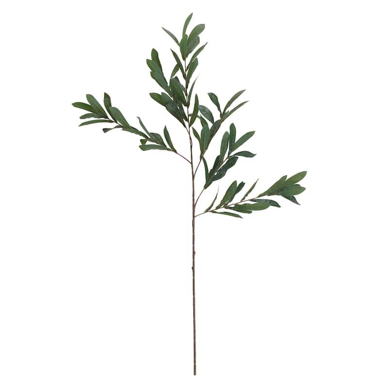 Elements Set of 6 Artificial Olive Branch, 32 Inch - N/A