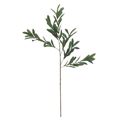 Elements Set of 6 Artificial Olive Branch, 32 Inch - N/A