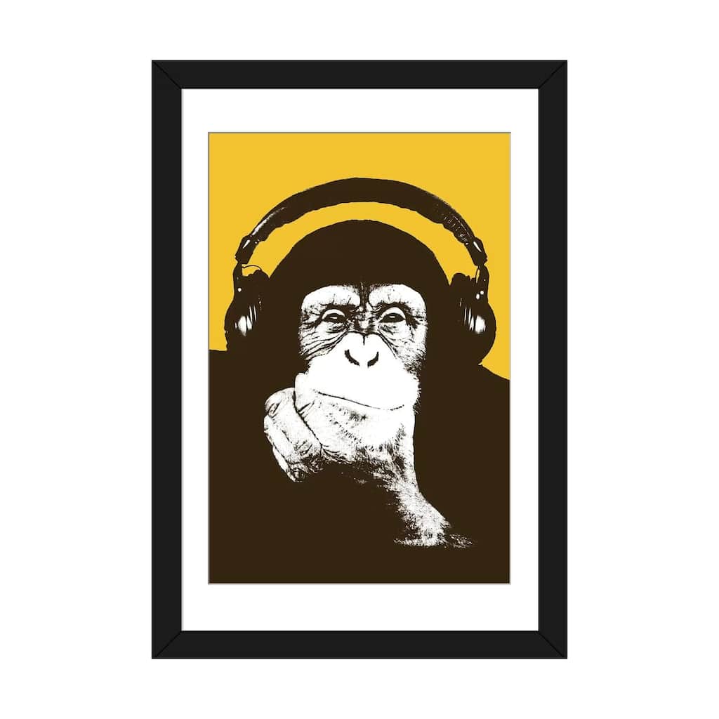 iCanvas "Headphone Monkey" by Steez