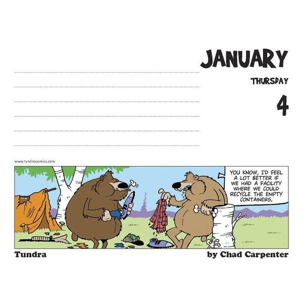 Shop Tundra Desk Calendar Cartoons Comics By Willow Creek Press