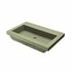 preview thumbnail 37 of 84, 30" NativeStone Trough Drop-in Rectangular Bathroom Sink - 30x19x5.5 Sage - No Faucet Hole