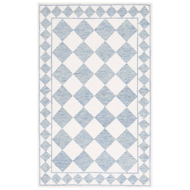 SAFAVIEH Handmade Ebony Nidia Modern & Contemporary Wool Rug