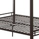 preview thumbnail 3 of 3, Kaleb Black Sand Finish Queen-over-Queen Bunk Bed