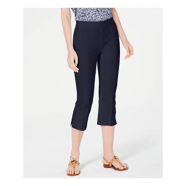 Shop Michael Kors Womens Blue Capri Wear To Work Pants Size 4