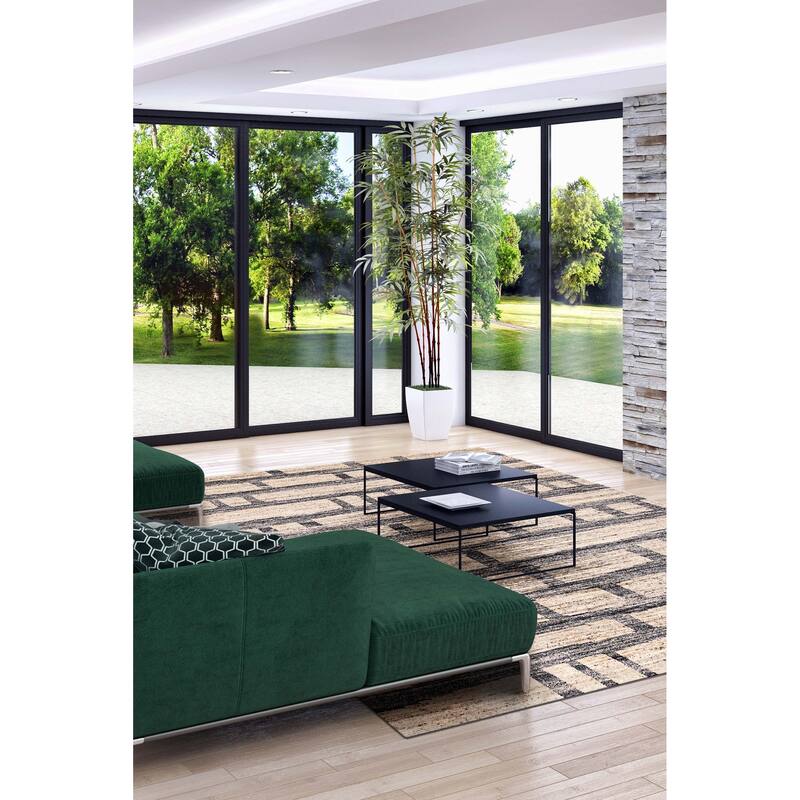 ECARPETGALLERY Hand-knotted Opulence Light Grey Wool Rug - 8'0 x 9'8