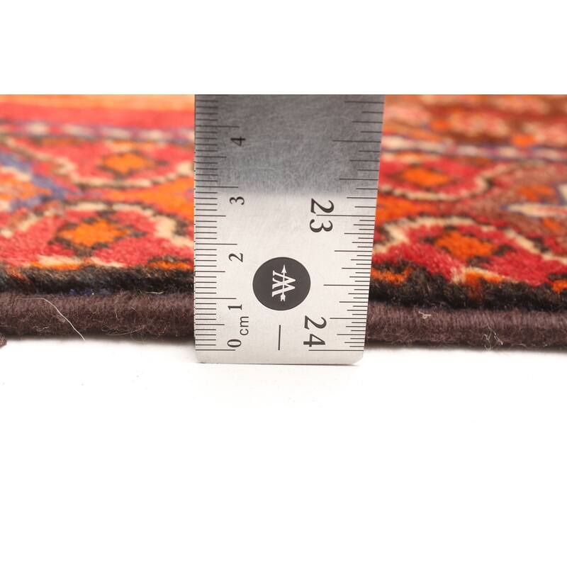 ECARPETGALLERY Hand-knotted Teimani Red Wool Rug - 2'7 x 4'0