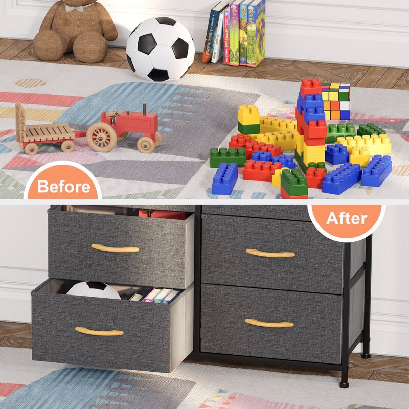 8 Drawers Vertical Dresser Storage Tower Organizer Unit for Bedroom