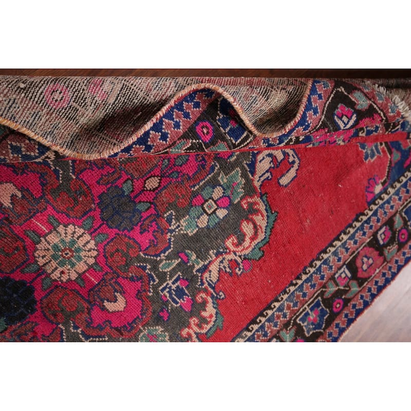 Balouch Persian Vintage Area Rug Handmade Wool Carpet - 4'2" x 7'5"