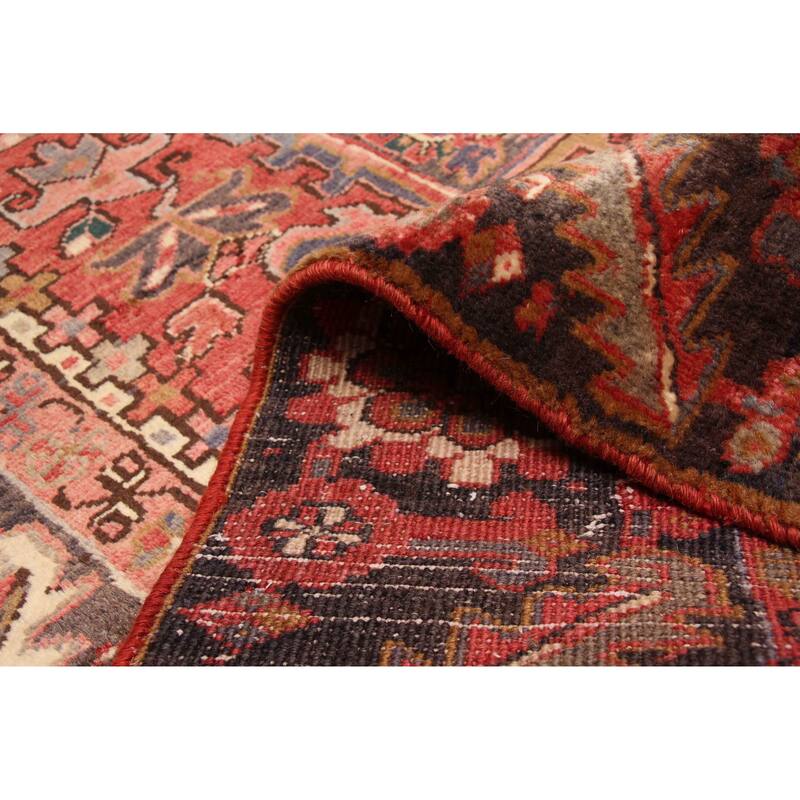 ECARPETGALLERY Hand-knotted Sarabi Red Wool Rug - 7'6 x 11'3