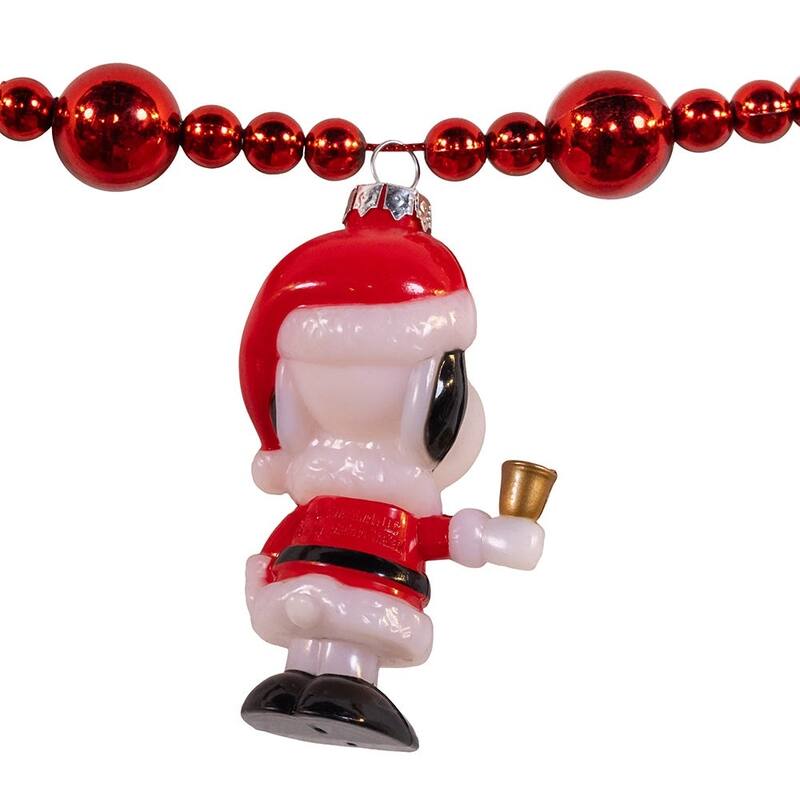 Kurt Adler 4-Foot Peanuts Lighted Snoopy Garland