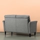 preview thumbnail 3 of 7, Priage by ZINUS Soft Grey Upholstered Loveseat