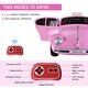 preview thumbnail 3 of 7, Volkswagen Kids Electric Ride-On Car with Remote, MP3 Support & LED Headlights - Pink