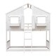 preview thumbnail 13 of 50, Elegance Unique Design Wood House Roof bunk Bed,Minimalistic Design Kid's Bunk Bed