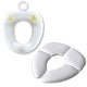 preview thumbnail 1 of 3, Mommy's Helper Cushie Complete Potty Bundle: Includes 1 Contoured Cushie Tushie and 1 Cushie Traveler - White
