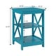 preview thumbnail 51 of 67, Convenience Concepts Oxford End Table with Shelves