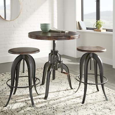 Steve Silver Seoni Adjustable 3-Piece Pub Set