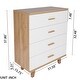 preview thumbnail 12 of 10, Modern Design Wooden Bedroom Storage Cabinet with 4 Drawers