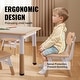 preview thumbnail 5 of 8, Adjustable Kids Table and 4 Chair Set for Ages 2–8, Multi-Function Activity Desk - 47.24 x 23.62 x 18.98-22.52 inch