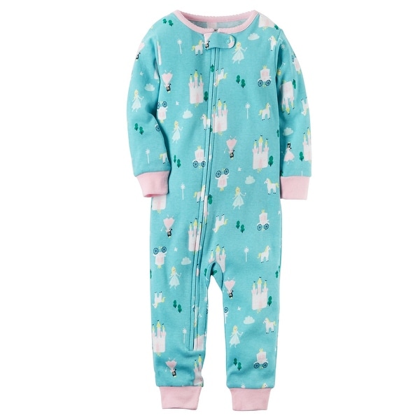 Carters Baby Girls 1-Piece Snug Fit Cotton Footless Pajamas