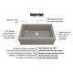 preview thumbnail 22 of 62, Karran Farmhouse/ Apron-front Quartz Single Bowl Kitchen Sink