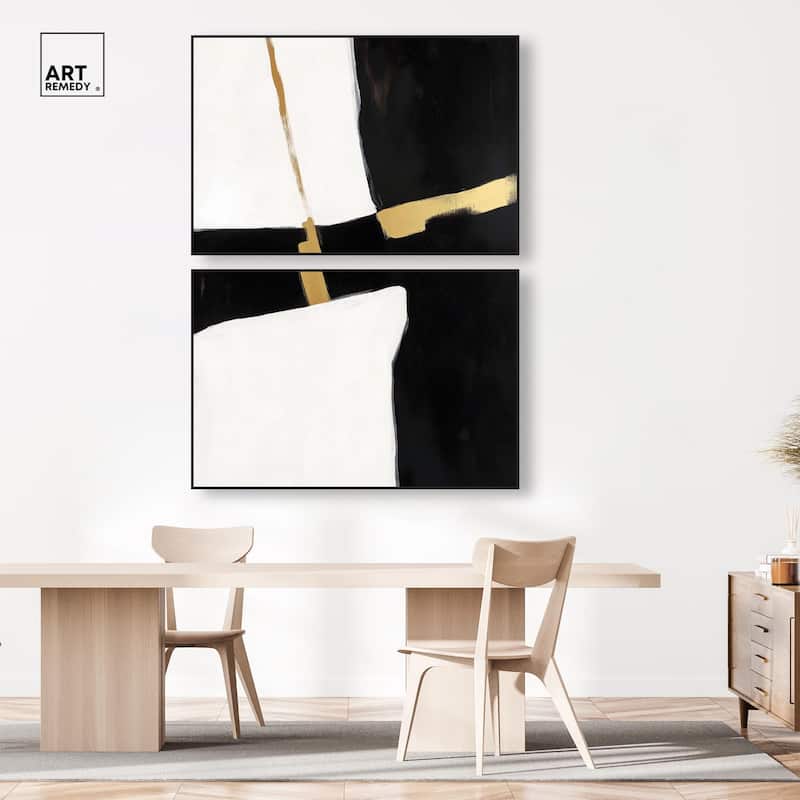 Urban Grid II Canvas Set of 2 by Art Remedy