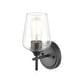 preview thumbnail 16 of 15, Millennium Lighting Ashford 1 Light Bathroom Wall Sconce with Clear Glass Shade in Multiple Finishes