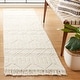 preview thumbnail 4 of 10, SAFAVIEH Handmade Natura Marinka Rustic Boho Fringe Wool Rug