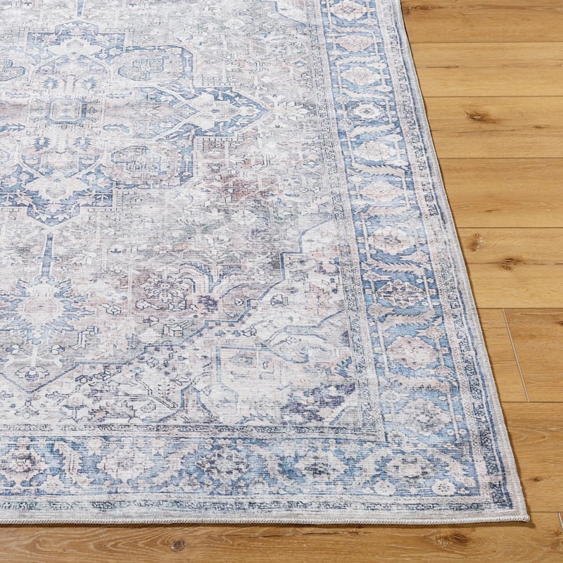 Livabliss Georgina Traditional Washable Area Rug