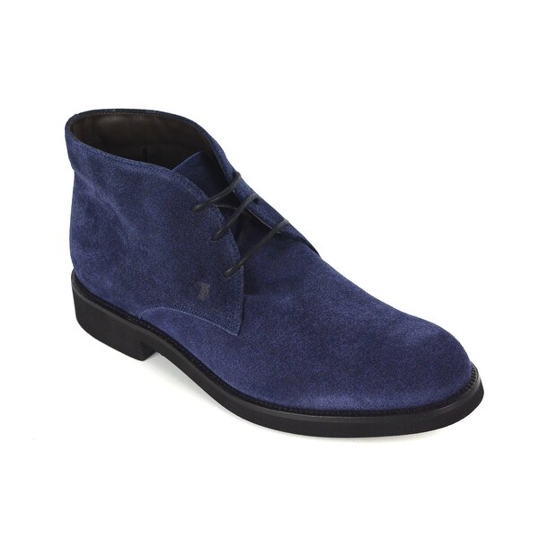 navy blue desert boots mens