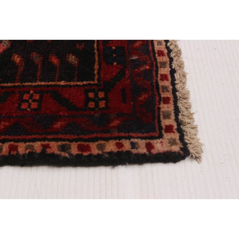 ECARPETGALLERY Hand-knotted Andelz Red Wool Rug - 4'8 x 9'7