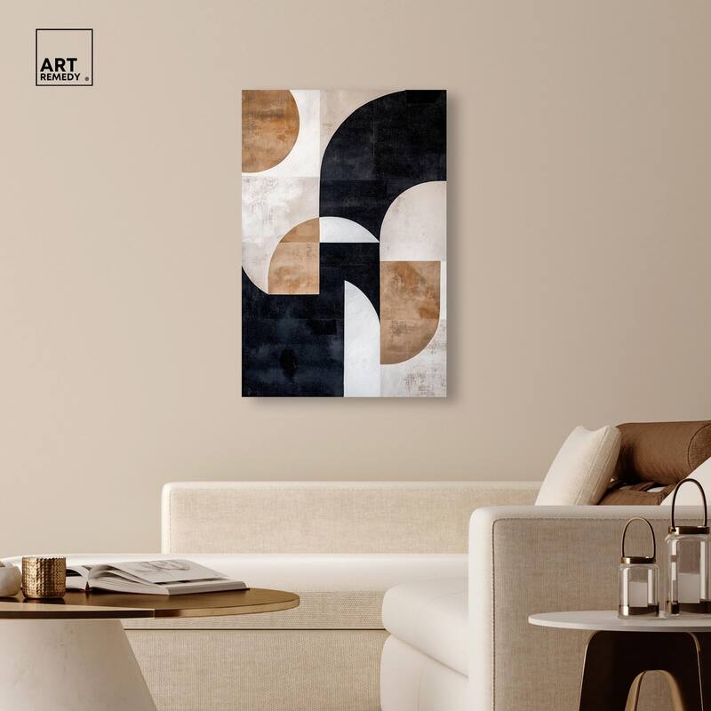 Arching Forms II Canvas by Art Remedy, Gallery Wrapped