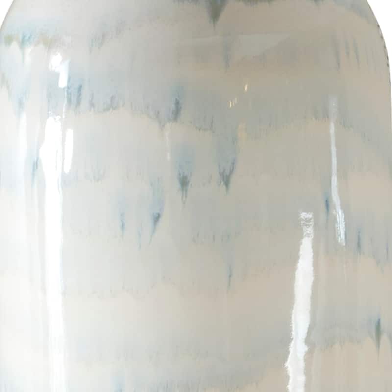 Uttermost Arden White Glaze Table Lamp - 32.5" H X 18" W X 18" D