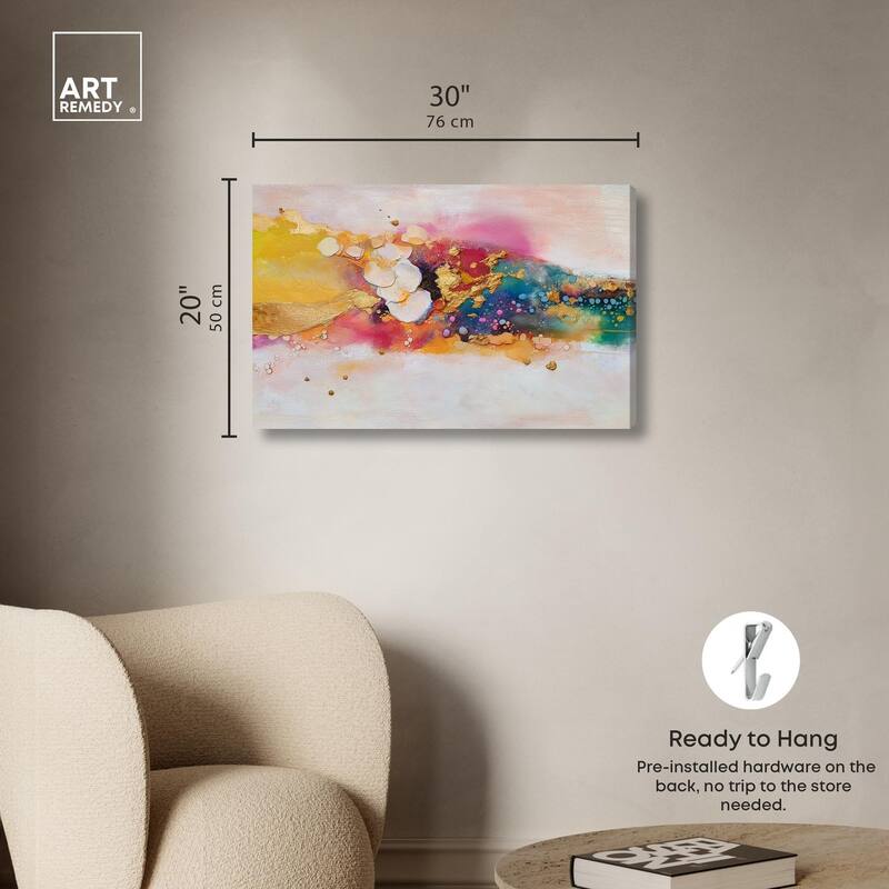 Explosive Rhythm I Canvas by Art Remedy, Gallery Wrapped