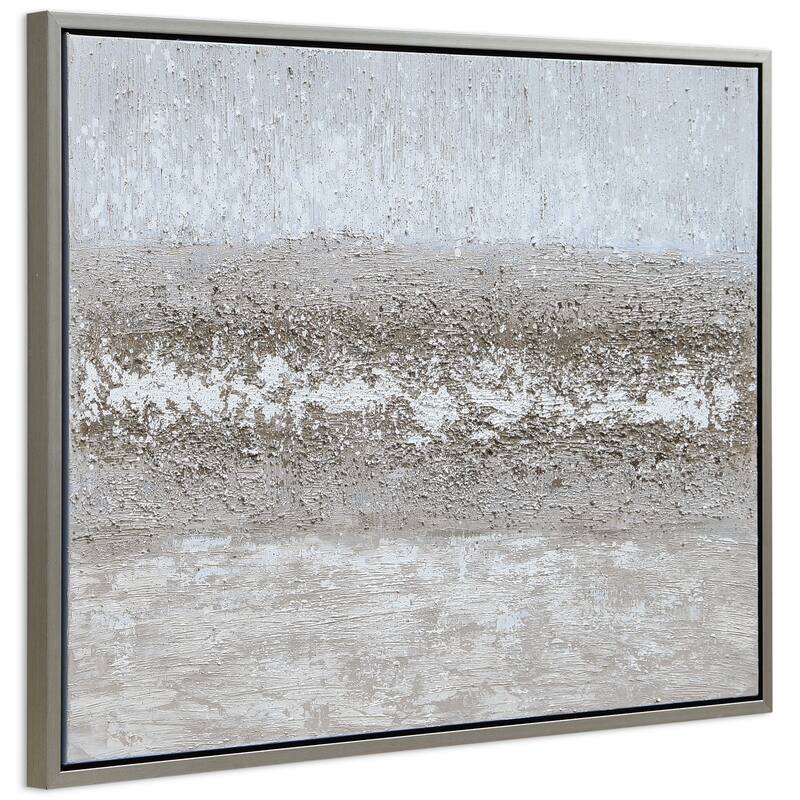 Sandpath Textured Hand Painted Canvas Wall Art