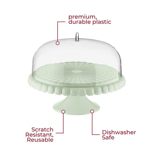 Guzzini Tiffany Cake Stand with Dome - Bed Bath & Beyond - 40841949