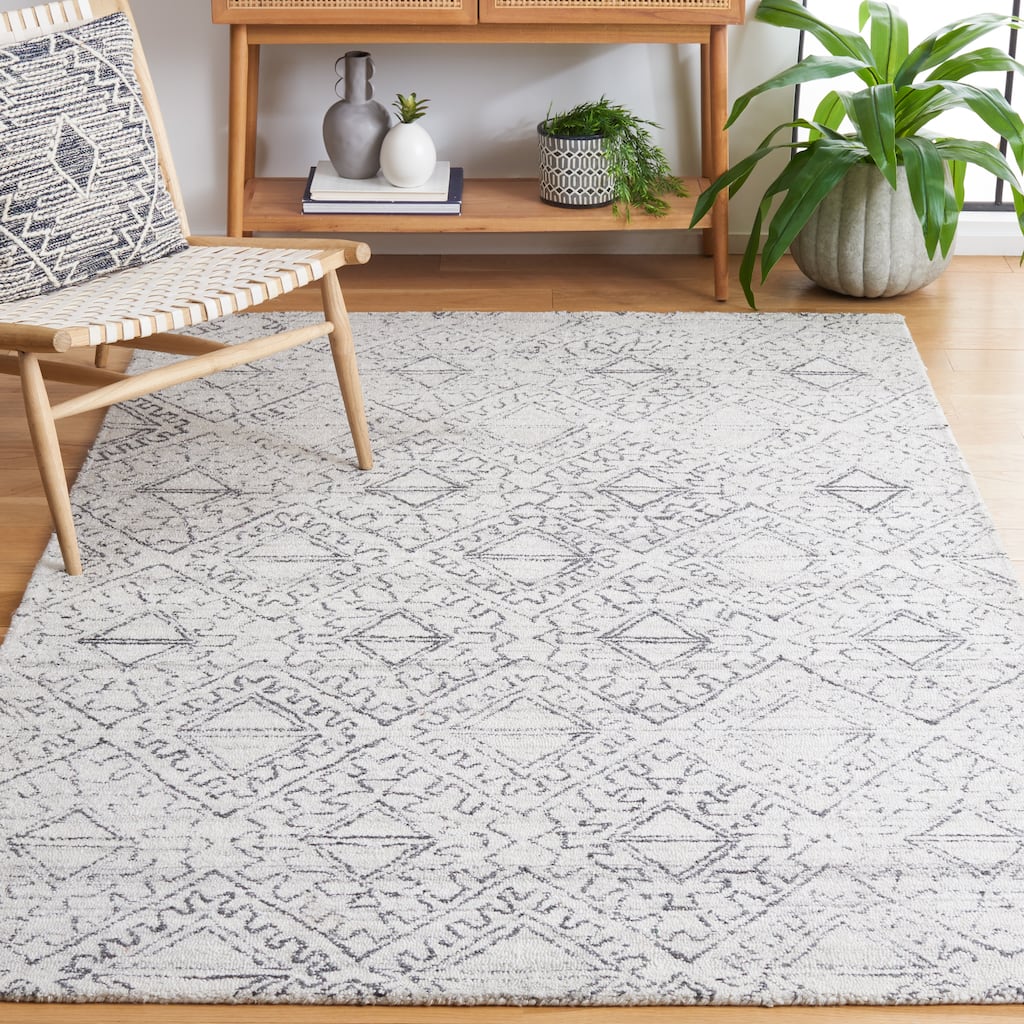 SAFAVIEH Handmade Casablanca Iqrame Rustic Wool Rug