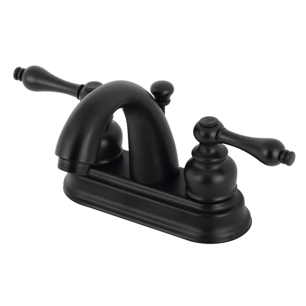 Restoration Two-Handle 3-Hole Deck Mount 4 in. Centerset Bathroom Faucet