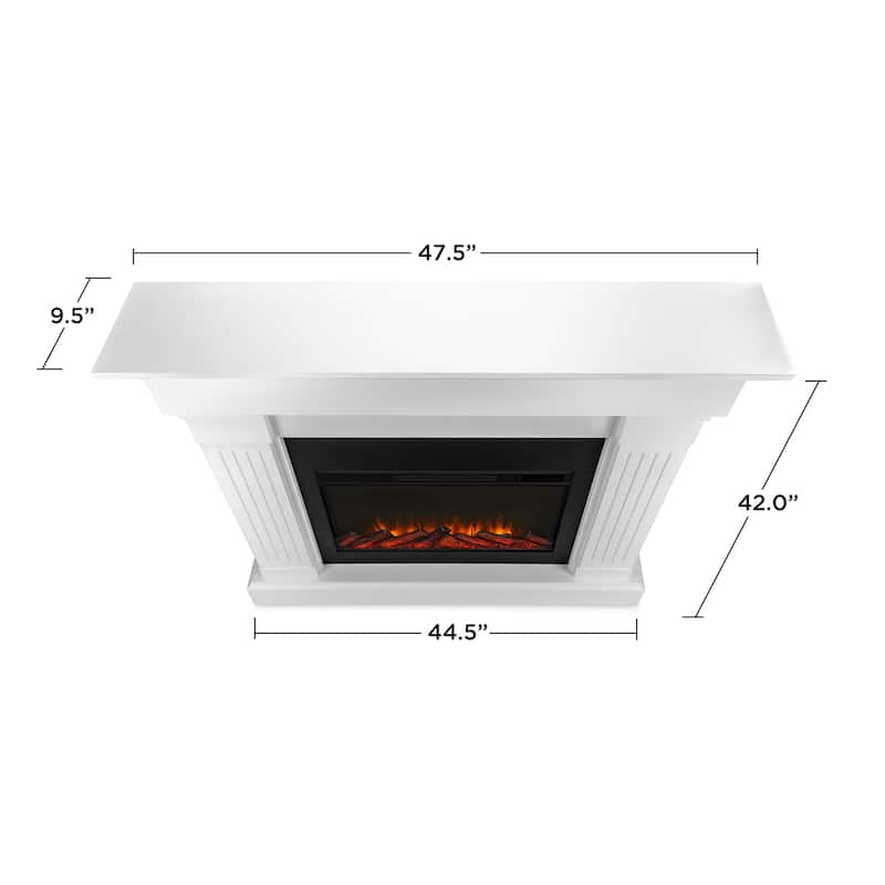 Crawford 48" Slim Electric Fireplace by Real Flame