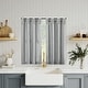 preview thumbnail 17 of 22, Archaeo Cotton Blend Button Tab Top Cafe Curtain Pair