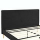 preview thumbnail 28 of 76, Upholstered Platform Bed Frame, Velvet, Wood Support, Modern