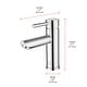 preview thumbnail 4 of 12, Elegant Lighting FAV-1008 Mia 1.5 GPM Single Hole Bathroom Faucet