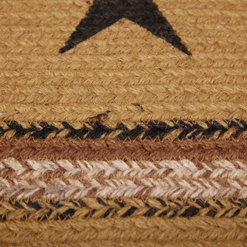 Kettle Grove Jute Rug Rect Stencil Welcome w/ Pad 20x30 - 20" x 30"